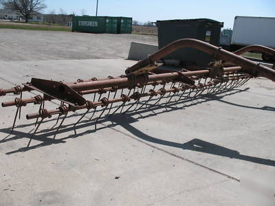 Mulching attachment drag spring tooth disc digger farm