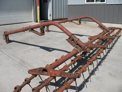 Mulching attachment drag spring tooth disc digger farm