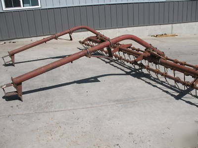Mulching attachment drag spring tooth disc digger farm