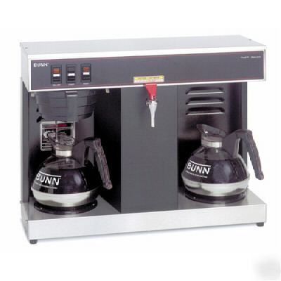 New bunn vlpf 12 cup automatic coffee brewer w/faucet 
