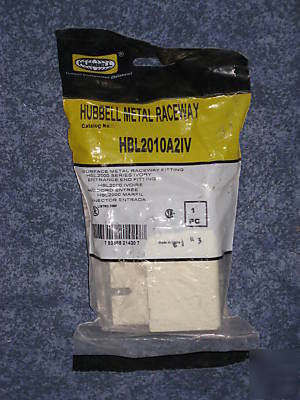 New hubbell wiring device HBL2010A2IV raceway fitting : :