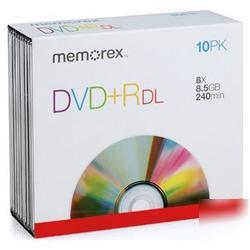 New memorex 8X dvd+r media 05844