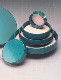 Qorpak green thermoset screw caps, : 5205/100