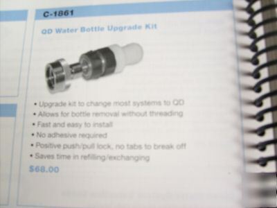 Quick connect water bottle kit