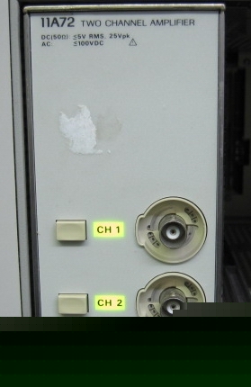 Tektronix tek 11A72 1GHZ 2 ch amplifier dsa
