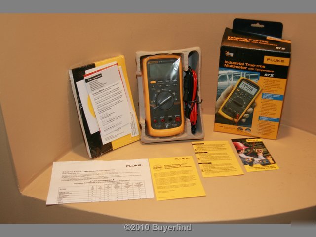 Fluke 87-v 87V true rms digital multimeter temperature