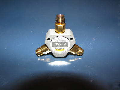 Agilent /hp 11667C power splitter, dc to 50 ghz