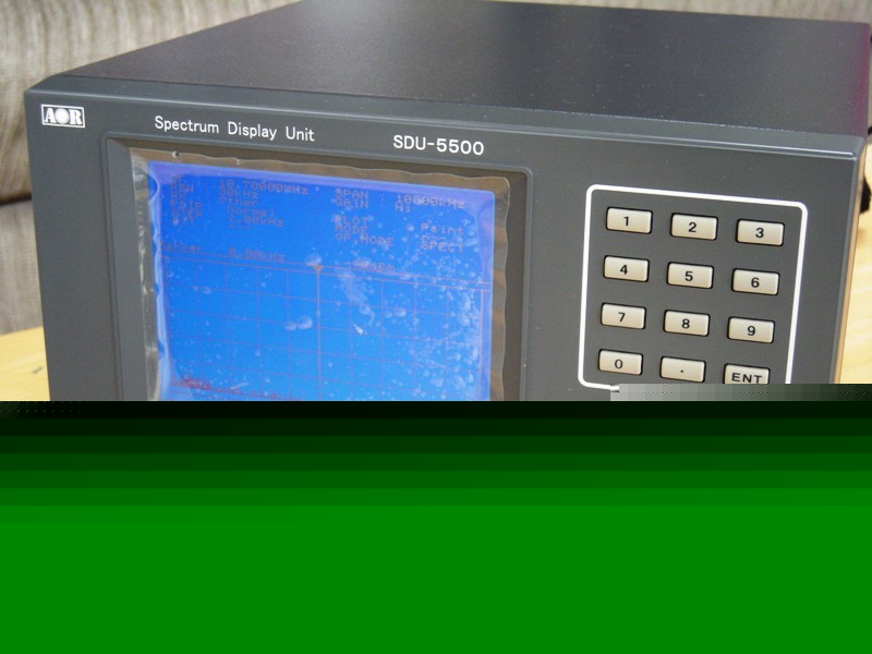 Aor sdu-5500 spectrum display unit excellent condition