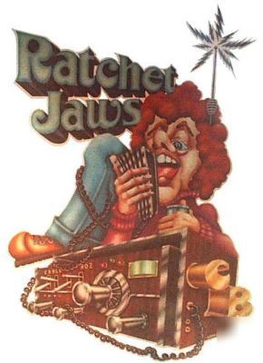 Cb radio ratchet jaws vintage 1970's t-shirt iron on
