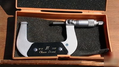 Chuan 2-3â€ precision micrometer .0001 gradation ex cond