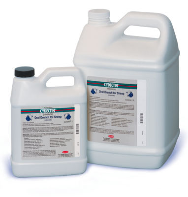 Cydectin sheep drench wormer parasites goats (4LT) nwt