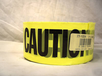 Empire level 77-1006 barricade caution tape 1,000'