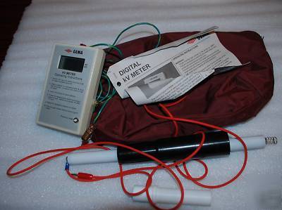 Gema kv meter w plastic zipper case & instuctions