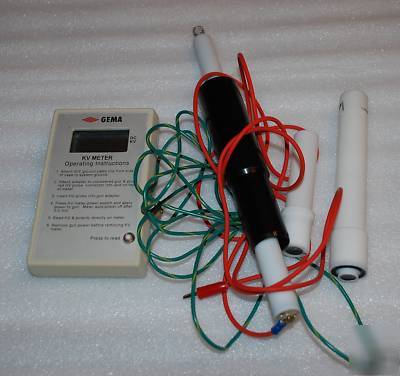 Gema kv meter w plastic zipper case & instuctions