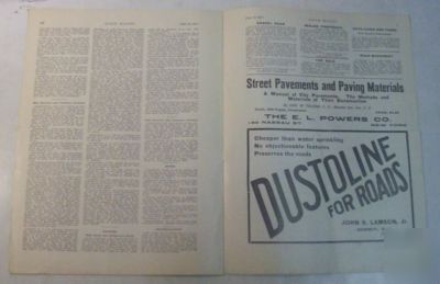 Good roads 1911 construction magazine vol.12, no.8