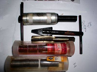 Helicoil taps, inserts, & installing tools, many sizes