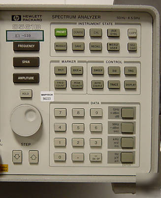 Hp 8561B spectrum analyzer - 50 hz-6.5 ghz
