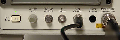 Hp 8561B spectrum analyzer - 50 hz-6.5 ghz