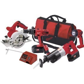 New 0925-24 milwaukee 4 tool combo kit in box