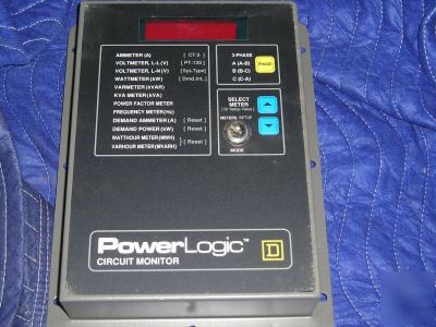 New square d powerlogic cm-150 power circuit monitor 