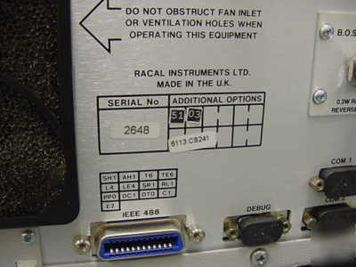 Raycal/ifr/aeroflex 6113E gsm base station tester