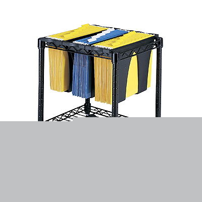 Safco office mobile file storage cart with bins