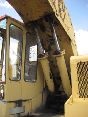 Warner swasey hop to track hoe excavator