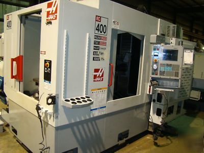 Haas horizontal machining center model EC400, 2004