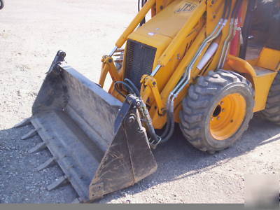 Jcb 1CX high flow backhoe loader w/skid steer atachment