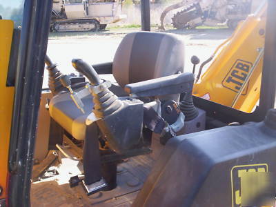Jcb 1CX high flow backhoe loader w/skid steer atachment