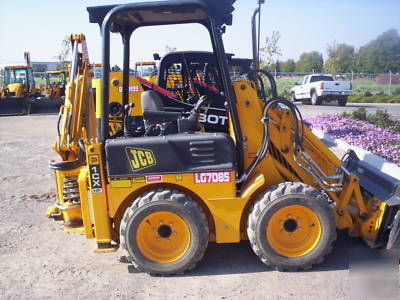 Jcb 1CX high flow backhoe loader w/skid steer atachment