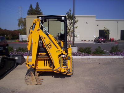 Jcb 1CX high flow backhoe loader w/skid steer atachment