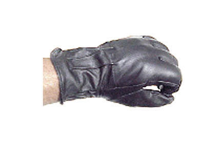 Law enforcement defender glove w/steel shot -security 