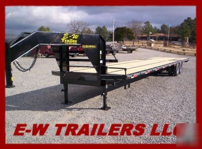 New '10 gooseneck equipment trailer 45' straight deck