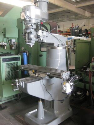 Rebuilt bridgeport ser-1 vertical mill milling machine