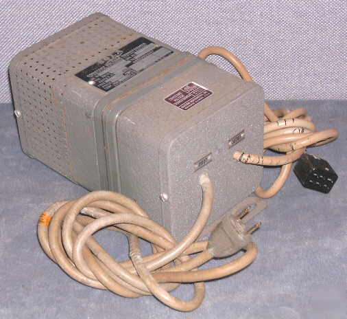 Sola constant voltage transformer coleman 14-056