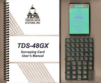 Tds survey gx card for hp 48GX calculator