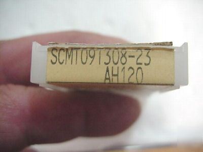 Toshiba tungaloy SCMT09T308-23 carb. inserts gr. AH120