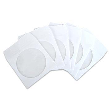 New 1000 cd dvd r paper sleeve envelope window flap hot