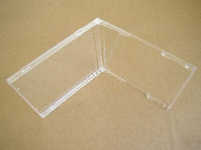 New 200 standard clear cd jewel cases only BL100PK
