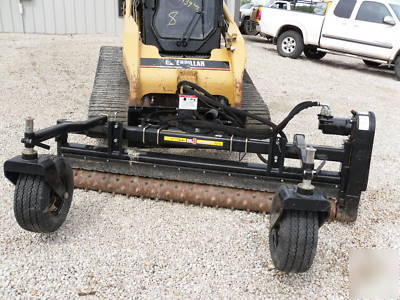 New harley power rake MX8 skidsteer 2010 excellent