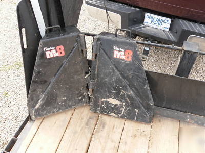 New harley power rake MX8 skidsteer 2010 excellent