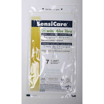 New medline sensicare aloe surgical gloves 100 pr 6