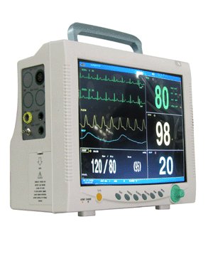 Nib patient monitor ecg, SPO2, resp, p, temp, pulse rate