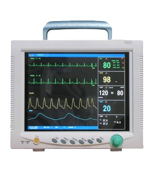 Nib patient monitor ecg, SPO2, resp, p, temp, pulse rate