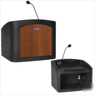 Pinnacle non-sound tabletop lectern black marble