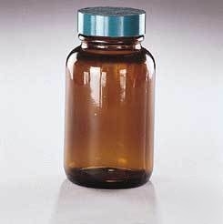 Qorpak packers, amber, wide mouth, qorpak 7930 with