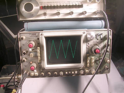 Tektronix 466 dual trace storage oscilloscope tested 