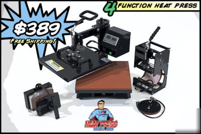 4N1 heat press transfer machine t-shirt screen printing