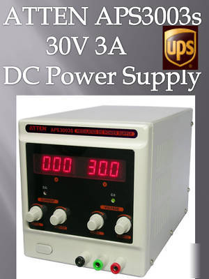 APS3003S variable 30V 3A dc power supply lab grade